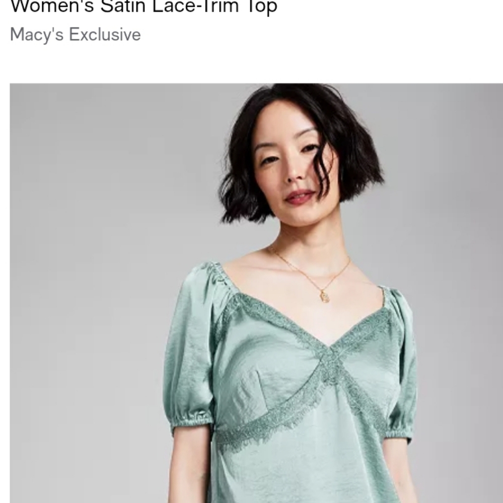 And Now This Sage Green Blouse